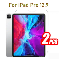 (2 Packs) Tempered Glass For Apple iPad Pro 12.9 2015 2017 2018 2020 2021 2022 2th 3th 4th 5th Generation Screen Protector Film