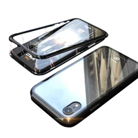【BOTYE】iPhone XR 6.1吋 萬磁王單面玻璃系列航空鋁合金手機保護殼
