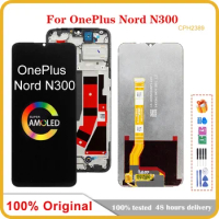6.56" Original For OnePlus Nord N300 5G LCD Display With Frame Touch Screen Digiziter Assembly For 1+ Nord N300 LCD Replacement