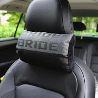 JDM Style BRD REC Pillow Gift Decor Headrest Backrest Seat Cover Hellaflush Neck Rest