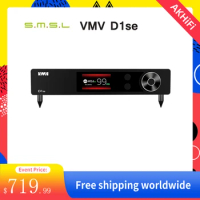 SMSL VMV D1se High-end MQA Audio DAC 768kHz 32bit XMOS Bluetooth5.0 USB Optical Coaxial RCA DSD512 ES9038PRO With Remote Control