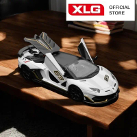 Mô hình xe thể thao Lamborghini Aventador SVJ 63 1:24 cao cấp kèm đế trưng bày