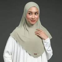 Lozy Hijab - Nuna Instan (Hijab Instant Tali Bahan Jersey Olahraga Sport) Sage