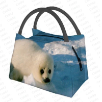 seal animal Portable Aluminum Film Thermal Insulation Refrigerated Lunch Bag Travel Thermal Insulation Portable Lunch Bag