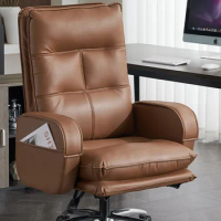 Computer Boss Office Chair Meeting Luxurious Design Office Chair Leather Lounge Recliner Sillas De Oficina Office Furniture