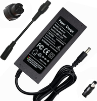 42V 2A Charger for SScooter 36V Lithium Battery Smart Power Supply for 36 Volt Li-on Battery (8mm 3-