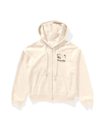 เสื้อกันหนาวผู้หญิง 2429 PEANUTS INTL KI FULL ZIP สี ครีม