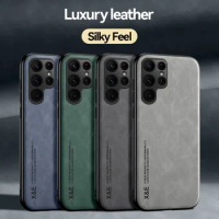 Luxury Magnetic Leather Phone Case For Samsung Galaxy S23 S22 S21 Ultra Plus S20 FE Note 20 A51 A71 A73 A33 A52 A53 Soft Cover