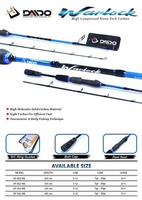 JORAN DAIDO WARLOCK 120CM-165CM - Joran pancing 165cm SPINNING