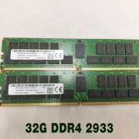 1 pcs For MT Memory 32GB 32G DDR4 PC4-2933Y 2933 2RX4 REG ECC RAM High Quality Fast Ship