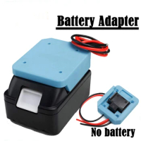 Battery DIY Adapter Power Wheel For Makita 18V Lithium Battery BL1830 for Rc Car, Robotics, Rc Truck 14 AWG Wires（NO Batteries）