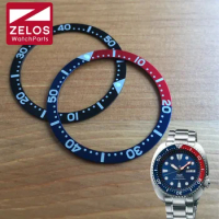 Luminous Aluminum pepsi watch bezel insert wheel for seiko prospex Kinetic GMT Divers Man watch SRPA21J1