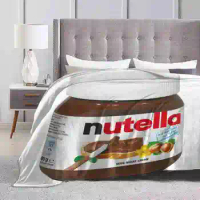 Nutella New Print Novelty Fashion Soft Warm Blanket Nutella Forrero Rocher Kinder Bueno Hazlenut