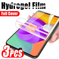 3PCS Hydrogel Film For Samsung Galaxy A02 A12 A22 A32 A42 A52 A72 Screen Protector On Samsung M02 M12 M32 M42 M52 M62 Clear Film