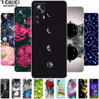For Xiaomi 12T Pro 5G Case 12 T Cat Space Soft TPU Clear Silicone Funda Cases for Xiaomi 12T 5G Cover 12TPro Shockproof 2022