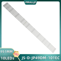 5Pcs/Set 10LED 49 inch TV LED Backlight Strip E493538 JS-D-JP49DM-101EC 80720 E49DM1000 951-14-1T