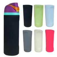 Silicone Water Bottle Boot for Owala 24oz Protection Bottom Protective Sleeve Case for FreeSip Water Bottle Cover Accessories
