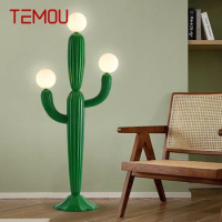 TEMOU Nordic Cactus Floor Lamp Cream Style Living Room Bedroom LED Creativity Decorative Atmosphere