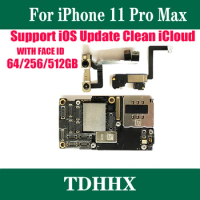 Free Shipping 100% Working Support Update Plate for IPhone 11 Pro Max Motherboard with Full Chip Main Logic Board Clean ICloud