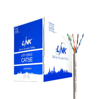 สายแลน CAT5E UTP รุ่น US-9015LSZH-1 ขนาด 100 เมตร สีขาว