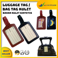 BAG TAG LUGGAGE TAG KULIT SINTETIS GANTUNGAN TAS KULIT SINTETIS / GANTUNGAN TAS KULIT / TAG KOPER / 