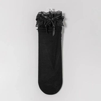 LS32 Kaos Kaki Stocking Renda Pita - Kaos Kaki Anak Remaja Perempuan Wanita ABG Bahan Katun Lembut E