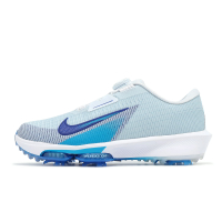Nike 高爾夫球鞋 Air ZM Infinity TR NXT% Boa 2 男鞋 寬楦 藍白 防潑水 FN6730-001