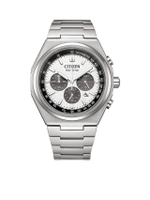 นาฬิกาข้อมือผู้ชาย Super Titanium Eco-Drive รุ่น CA4610-85A 42.5 มม. (ระบบพลังงานแสง) สีขาว