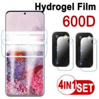4in 1 Screen Protector For Samsung Galaxy S20 FE S22 Ultra Plus 5G 4G Hydrogel Film S 22 20 20FE 20Ultra 22Ultra 5 G Camera Lens