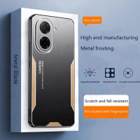 Sarung Telefon, Untuk Xiaomi Redmi A5 / POCO C71, Penutup Belakang Aluminium, Reka Bentuk Baharu, Sa