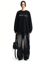 กางเกงยีนส์ Vintage Dirty Washed Denim Pants