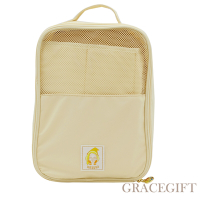 【Grace Gift】小魔女DoReMi聯名-羽月手提旅行萬用袋 黃