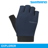 SHIMANO EXPLORER 手套 / 海軍藍 (自行車手套 露指手套)