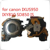 100% original Lens Zoom Unit For CANON PowerShot IXUS950 ixy810 SD850 Digital Camera Repair Part with CCD
