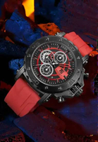 Jam Tangan Pria T5 9071W Choro Aktif Include Garansi Mesin 12 Bulan Tali Rubber Kaca Safir Casing St