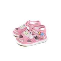 兒童鞋 涼鞋 嗶嗶鞋 童鞋 粉紅色 中童 B1813 no219