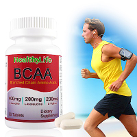 Healthy Life加力活BCAA支鏈胺基酸錠(60錠/瓶)｜運動健身營養補給推薦
