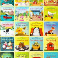 Usborne Phonics Readers English Book P Child Kids Age 0-3 Early Education Word Sentence Learning Book Random 5 Books