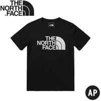 【The North Face 女 LOGO短袖棉T恤 AP《黑》】5JXD/短袖上衣/短T/圓領T/運動短袖