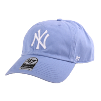 NEW ERA- 47 品牌白色NY 繡線女款棒球帽(薰衣紫)