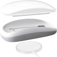 Magic Mouse 2 Grip with Wireless Charging Support,Magic Mouse 2 Charger, Magic Mouse Ergonomic Grip&amp;Base,Magic Mouse Accessories