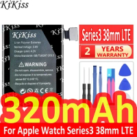 KiKiss Series3 38mm LTE 320mAh Battery For Apple Watch iWatch Series 3 S3 38mm LTE Batteries + Free Tools