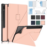 Magnetic with Pencil Holder Case for Samsung Tab S8 Ultra Case 14.6 Folding Case for Funda Samsung Galaxy Tab S8 Ultra Case 2022
