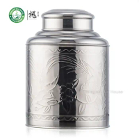 Extra Large Stainless Steel Canister Tea Caddy Container With Double Lid 5000ml