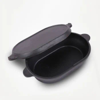 Cast Iron Pan Non-stick Soup Pot Multifunction Stew Pot Bread mould