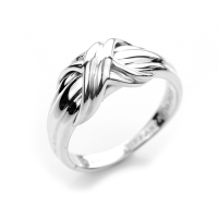 二手品 Tiffany&amp;Co. 扭結復古造型925純銀戒指