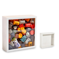 【桌上擺件】木質中空立體收納相框8吋(DIY 展示櫃 桌立標本 玩具 公仔展示盒 模型 牆壁裝飾 乾燥花收藏盒)