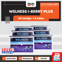 WELNESS I-BERRY PLUS TVD ขนาด 30 แคปซูล จำนวน 6 กล่อง (มีของแถม).