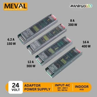 MEVAL Adaptor Power Supply LED Strip - 24V 8A - 200W