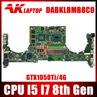 GL503G Mainboard For ASUS ROG Strix S5BE GL503GE PX503GE MW503GE Laptop Motherboard DABKLBMB8C0 I5 I7 8th Gen GTX1050Ti/4G